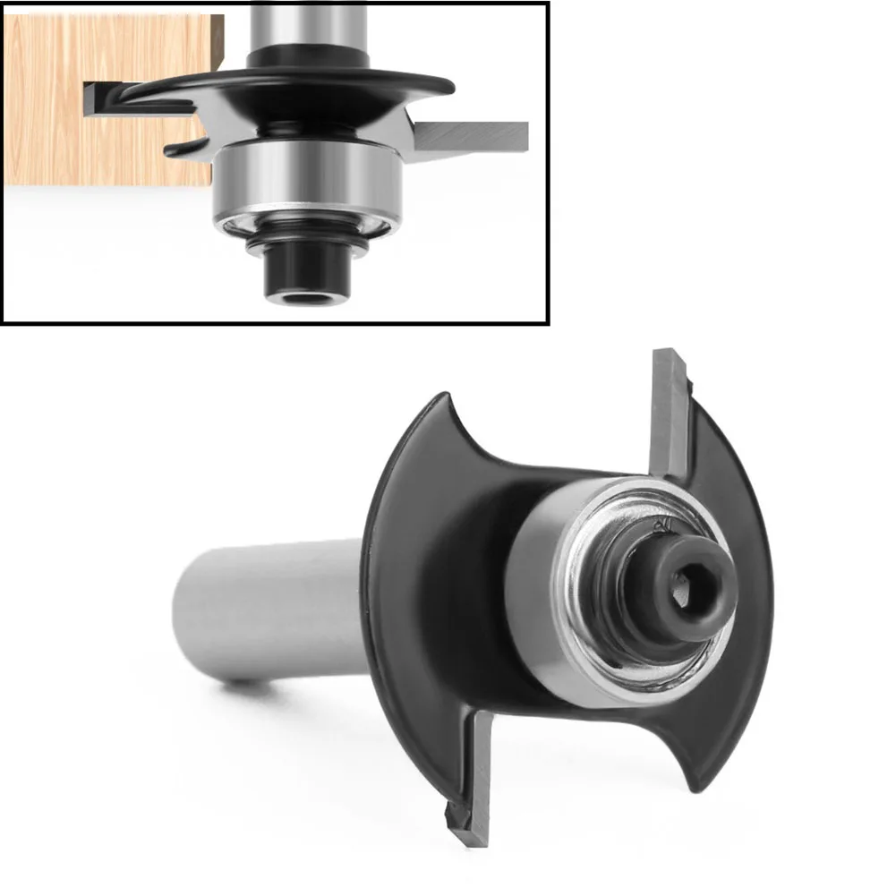 Power Tool Frees 8mm Schacht Biscuit Joint Voor Houtbewerking Groeven HSS 2 Fluiten Router Bit Slot Cutter