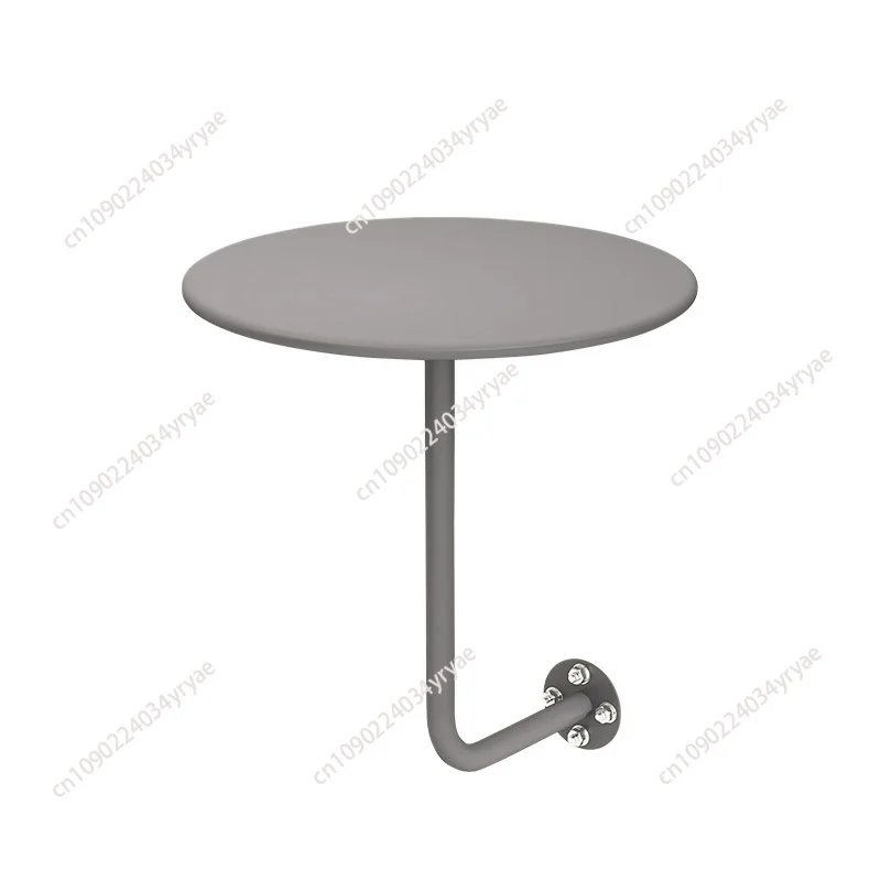 

Wall-mounted small round table, wall-mounted side table, dessert shop, café booth, industrial style wall-to-wall table