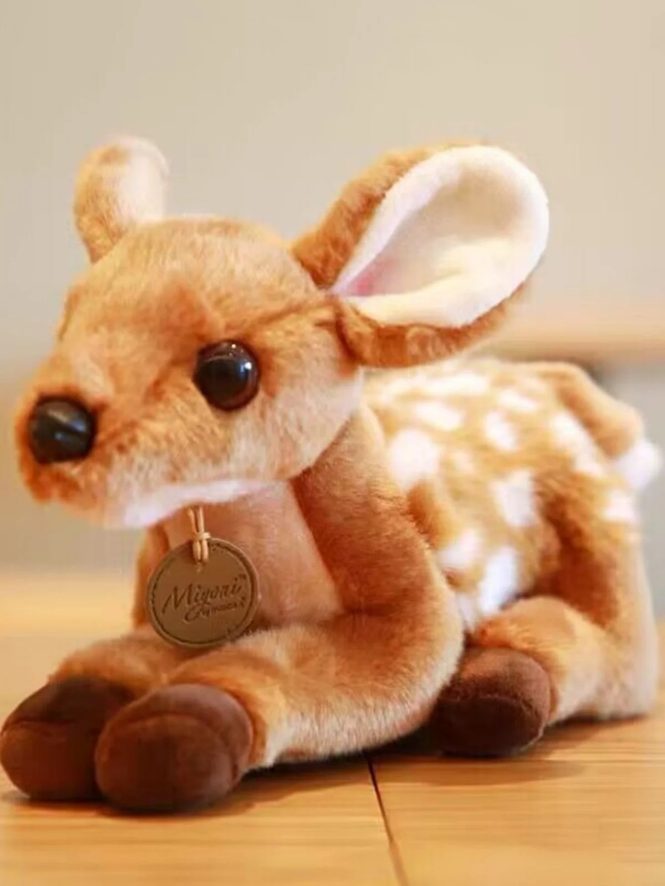 

Мягкая плюшевая игрушка-олень в позе, успокаивающая кукла-жираф для девочек, компаньон перед сном, мягкий палевый животный друг