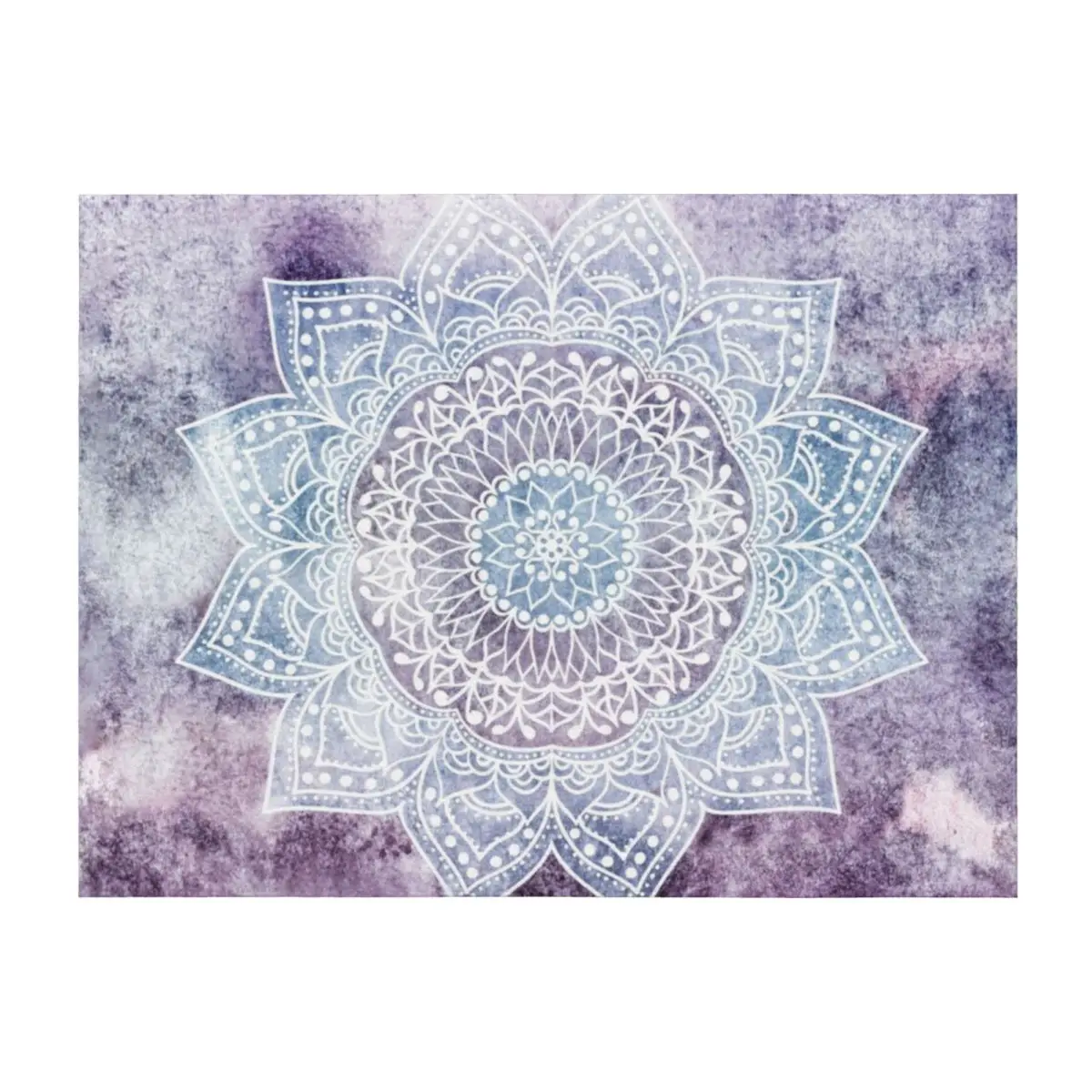 

DEEP PURPLE MANDALA Throw Blanket heavy to sleep Sofa Weighted Furry Blankets