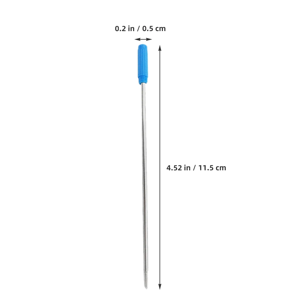 

20pcs Metal For Ball Point Mental For Writing Pen Refill Smooth Flow Cross Compatible Pen Refill Writing Tools
