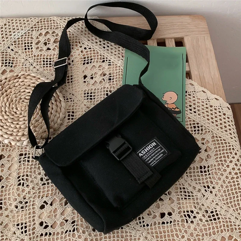 Women Canvas Bag Japan Style Girl Small bag Shoulder Bags Female Messenger Crossbody Student Bolsa Purse Phone bags сумка 가방sac view 4