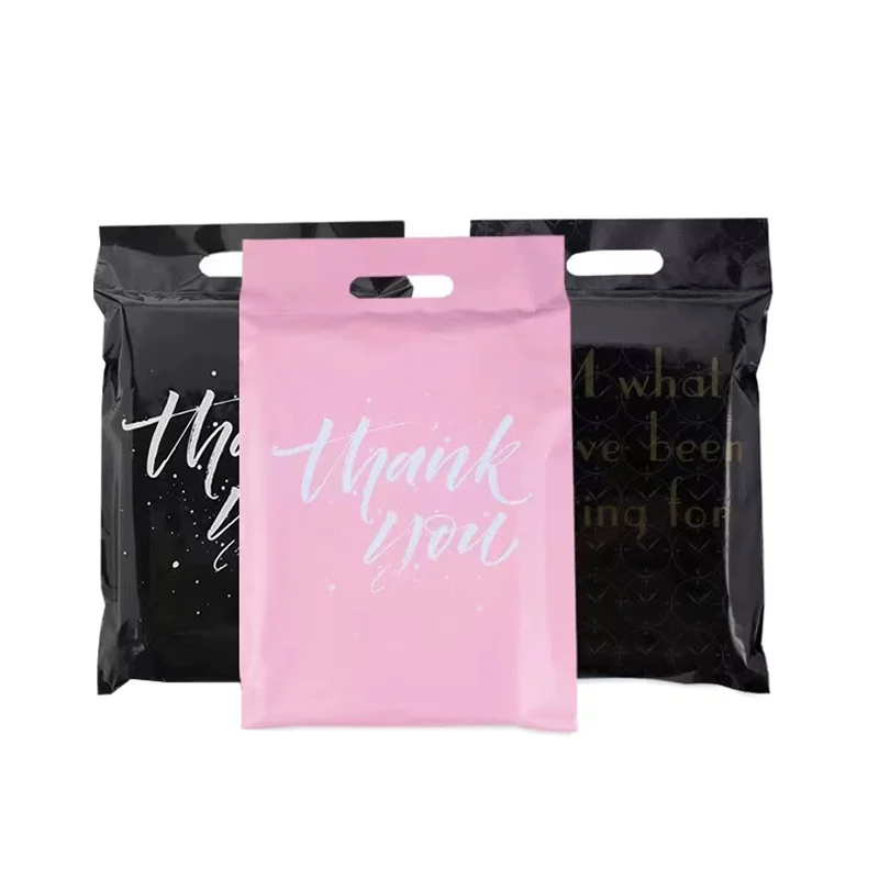 50pcs/Lots Plastic Shipping Bag Tote Bag Courier Bags Self-Seal Adhesive Thick Waterproof New PE Poly Envelope Mailing Bags