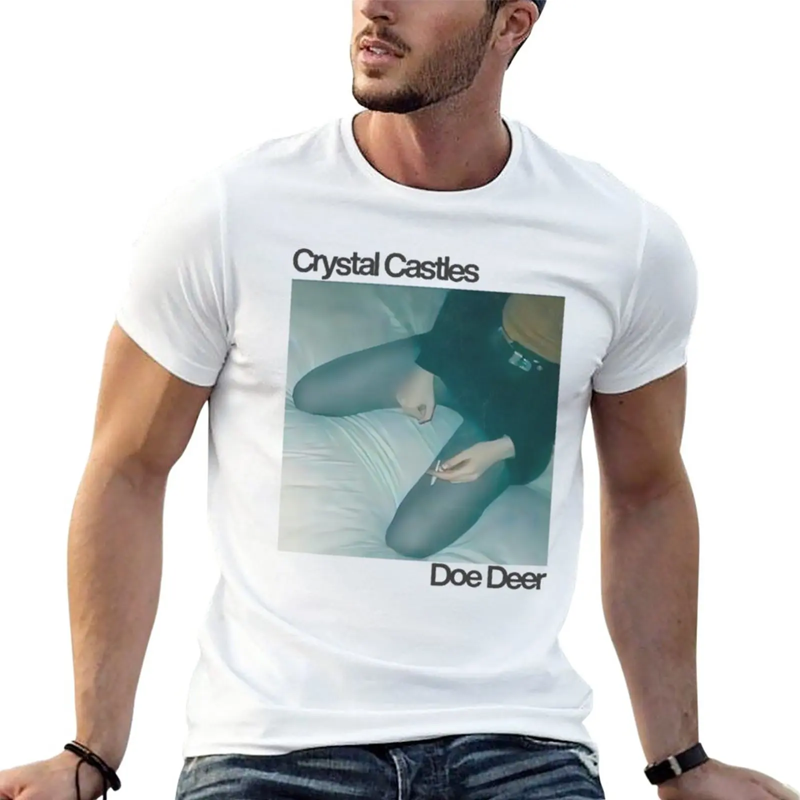 New Crystal Castles T-Shirt summer tops tops quick drying shirt boys animal print shirt men graphic t shirts