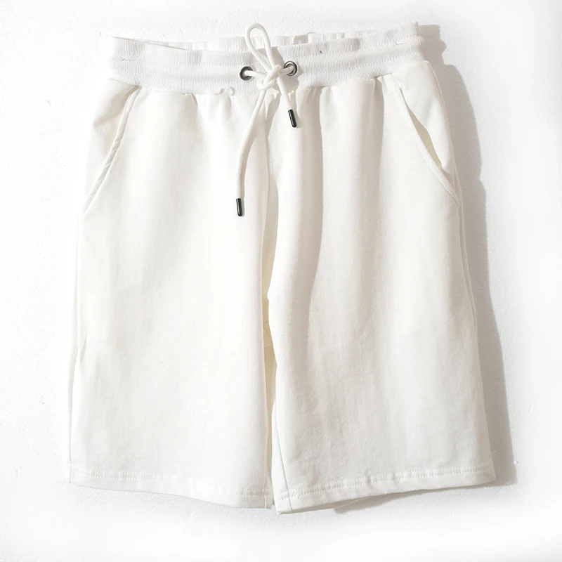 Five point sports pure cotton shorts for men and women, thin summer new loose casual straight shorts made of pure cotton