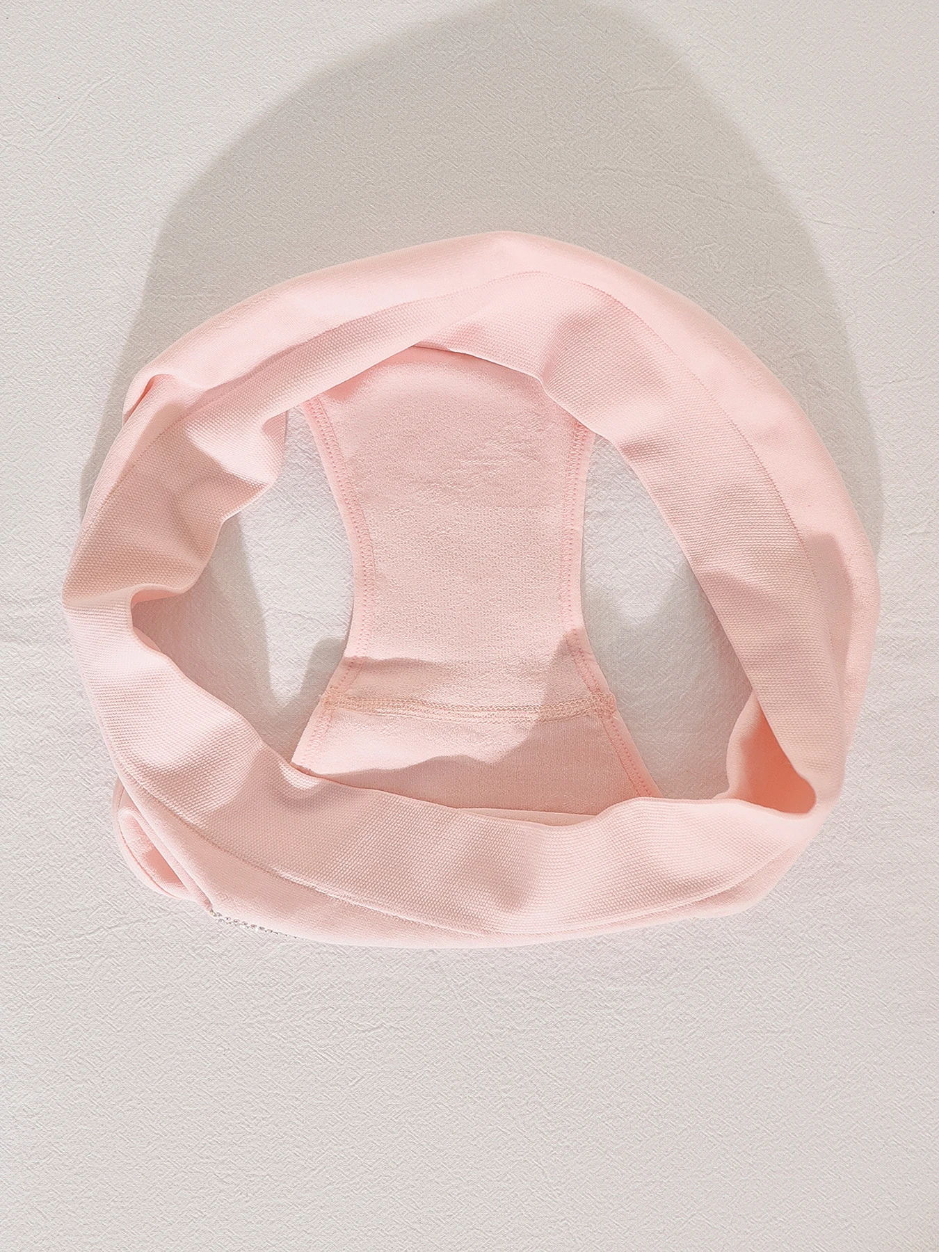 Pantalones triangulares de cintura media sin costuras de 5 piezas, suaves y cómodos, sexys y elegantes con diseño de diamantes de imitación para ropa interior de mujer,