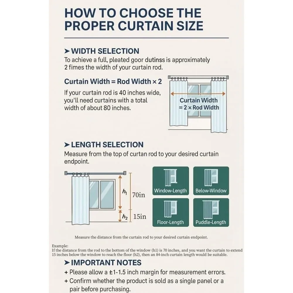 Tende oscuranti con isolamento termico con ganci, confezione da 2 tende a pieghe pizzico, pannelli stile vintage per camere da letto e soggiorni