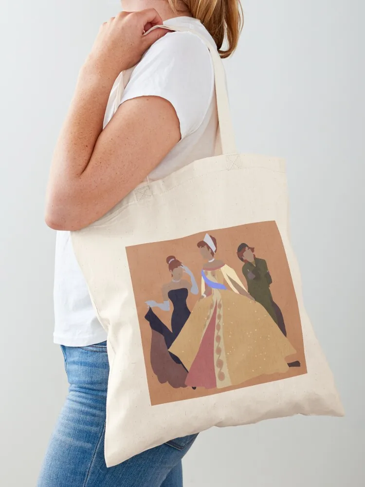 

Together Again In Paris Tote Bag reusable shopping bag shopper bag women canvas female large tote