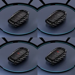 Carbon fiber ABS Car Remote Key Case Cover Bag For Toyota Corolla Rav4 Highlander Fortuner Hilux Land Cruiser Innova PRADO