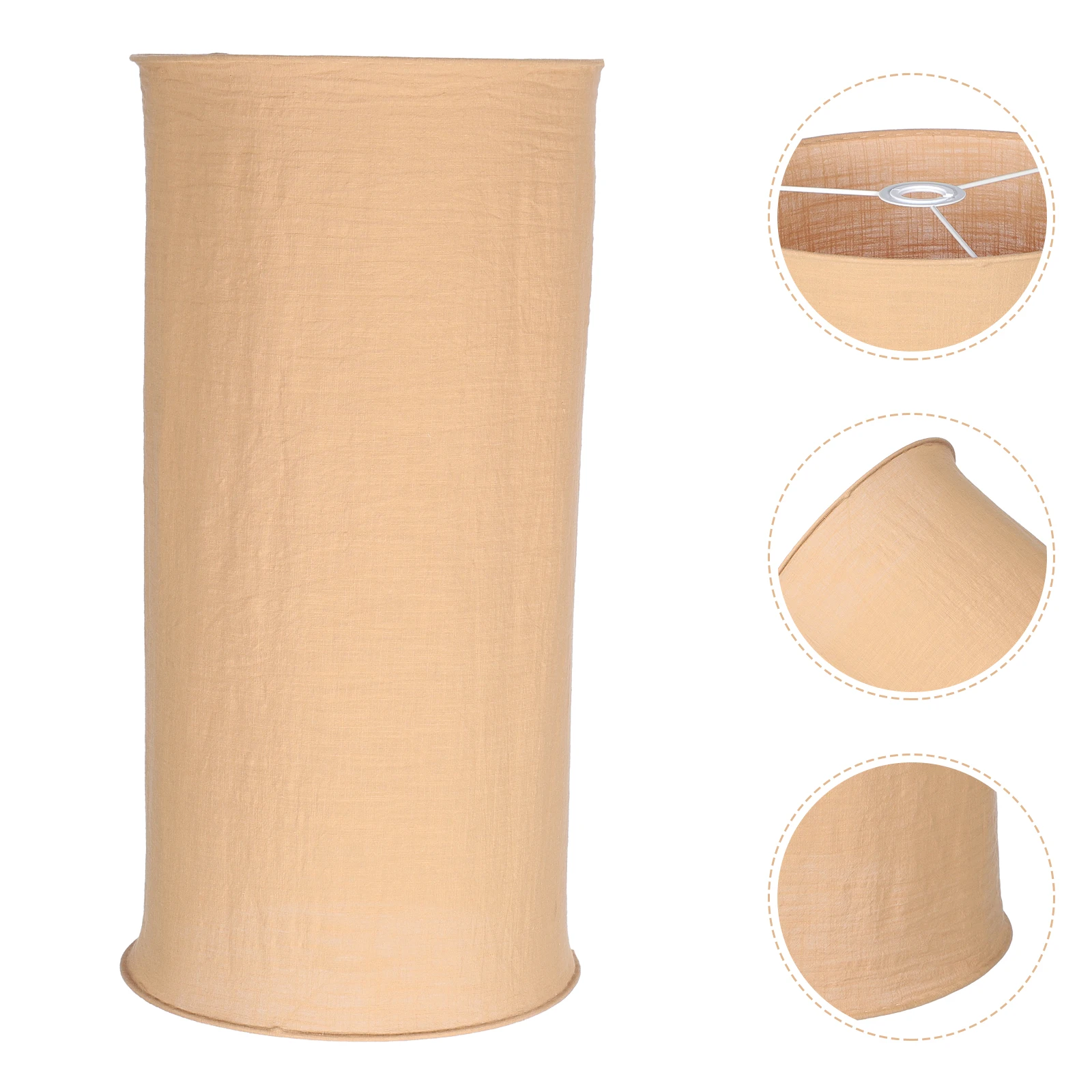 

Unique Clip On White Fabric Metal Lampshade for Table Lamps Chandelier Hanging Modern Simple Home Decoration Protective Easy