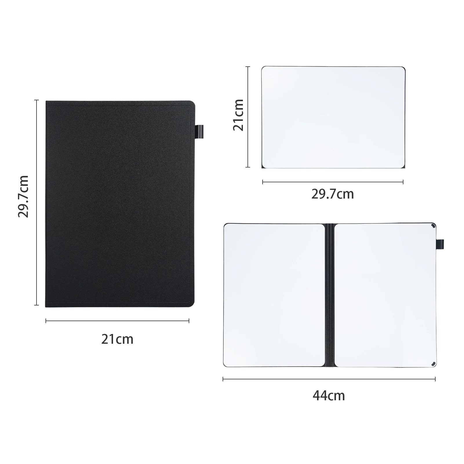 Double Sided Dry Erase Boards A5 Whiteboard Portable Writing Board with Marker & Foam Eraser For Students Home School Education