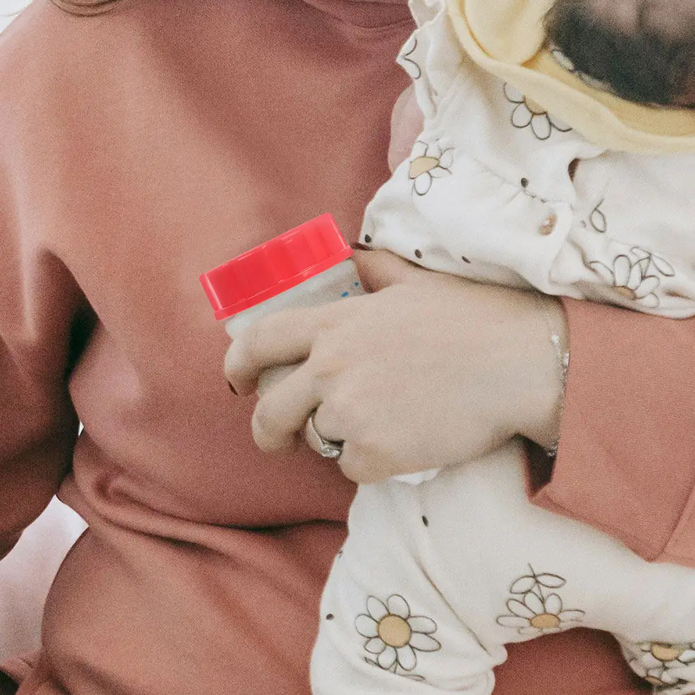 

10Pcs Baby Bottle Caps Wide Mouth Sealing Rings Leakproof Replacement Milk Storage Travel Bottle Lid Covers Coffee Cup Lids