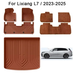 Tapis de sol de voiture en TPE imperméable non ald, doublures de sol noires, tapis de coffre, tapis pour vexiang L7, 2023, 2024, vente en gros