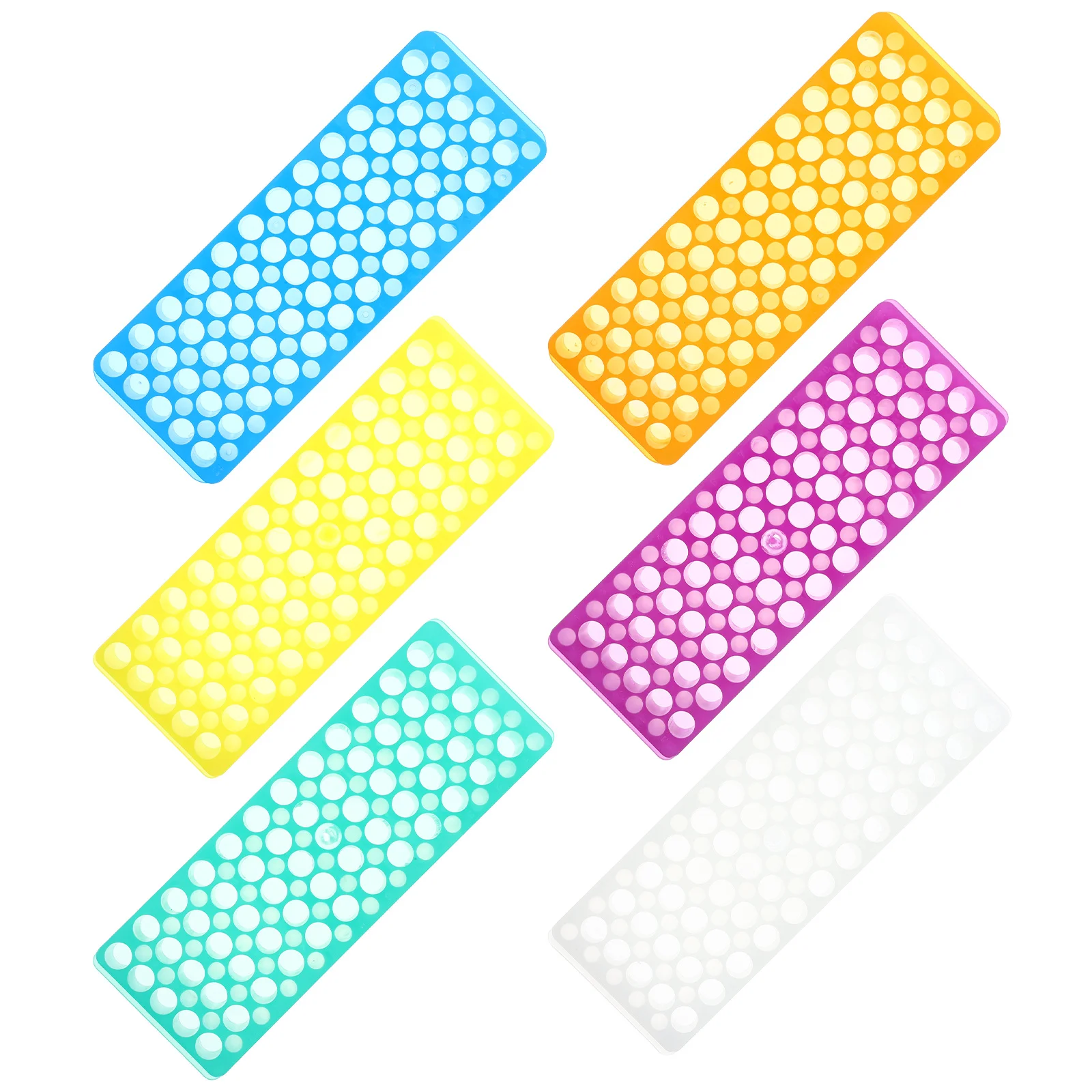 

6 Pcs Lab Tube Racks Stand for Test Sampling Tubes Holder Laboratory ABS Specimen