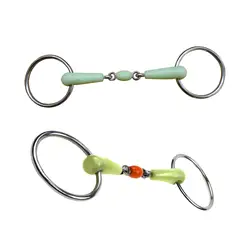 Koń Snaffle Bit Outdoor Horse Riding Equipment Loose Link Heavy Duty Supplies Equestrian Accessories Horse Training Horse Bit