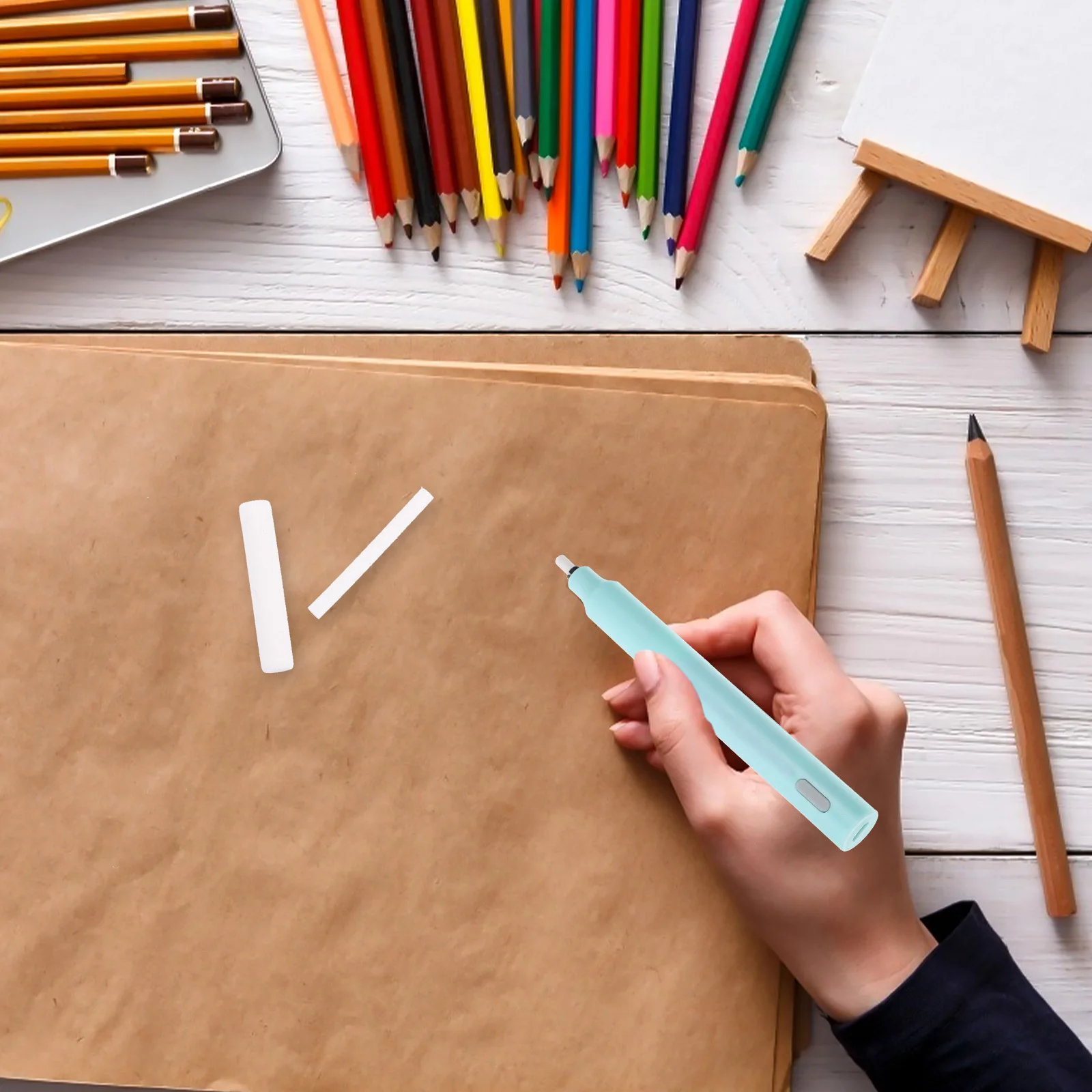 

100pcs Electric Cores For Students Simple Portable Pencil Replacement Refills Homework Cleaner Sketch Art Replacement Cores Easy