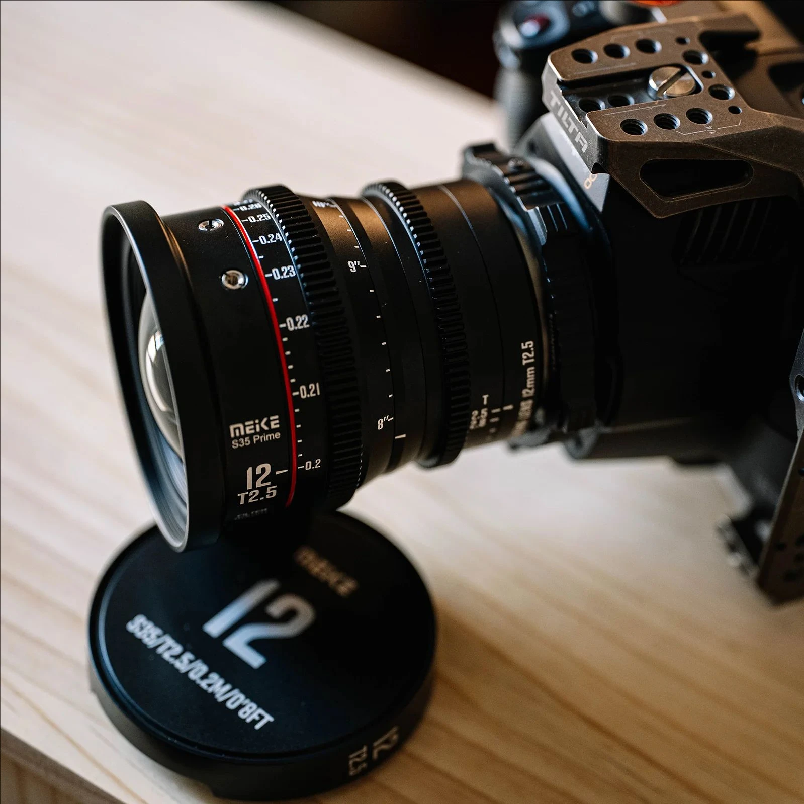 Meike S35 프라임 시네마 렌즈, Arri PL, Canon EF 마운트, 12mm T2.5,18mm 25mm 35mm 50mm 75mm 100mm T2.1