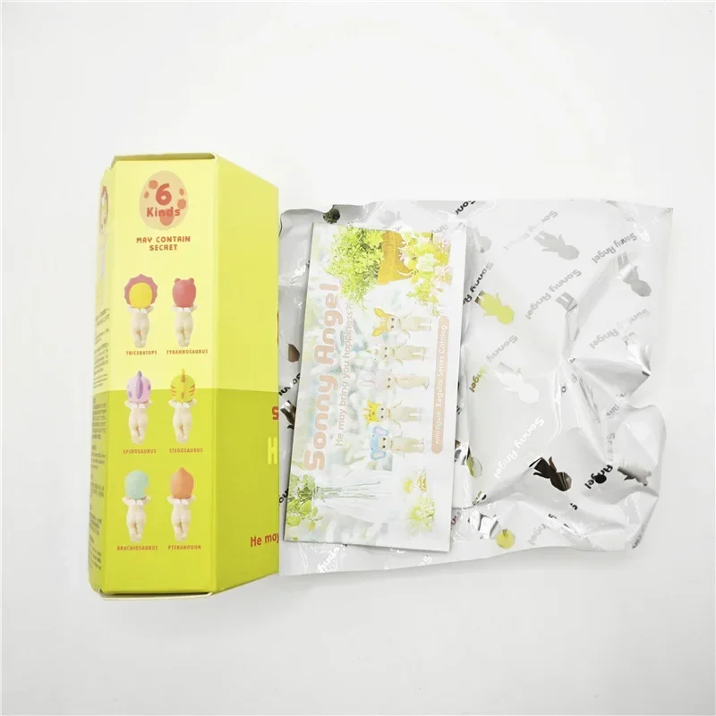 1Pc Dinosauro Casuale Serie Sonny Angel Hippers Cieco Scatola Carino Da Collezione Anime Figura Giocattolo Telefono Fascino Portachiavi Regalo per I Bambini
