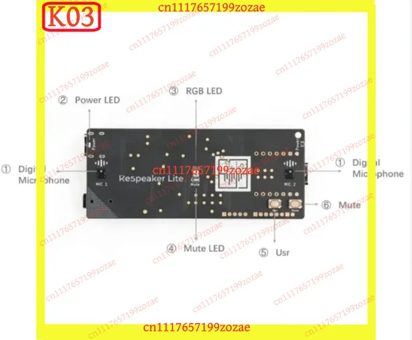 LK k3 Embedded AI Voice Recognition Module, Offline Speech Control Development Kit for Smart Home IoT