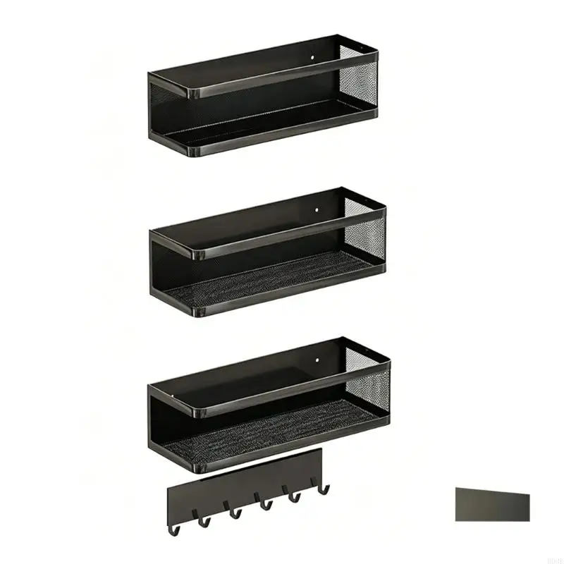 Praktische magnetische Metallhalter für kleine Gegenstände in Waschküche oder Küche B03E – Detail 5