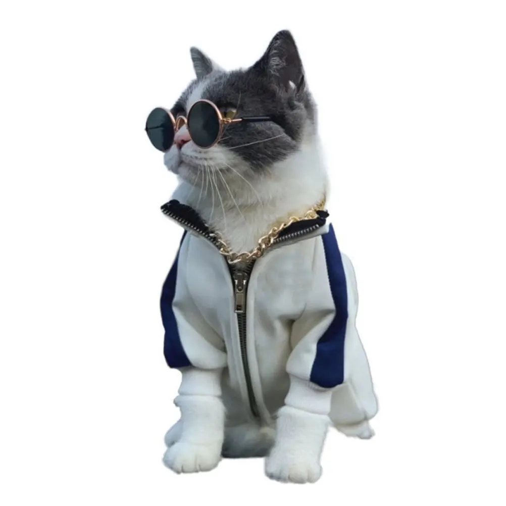 

3pcs Pet Glasses Metal Frame AC Resin Lens Sunglasses for Dogs Kitten Festival Accessories Lightweight Durable Dog Eyewear