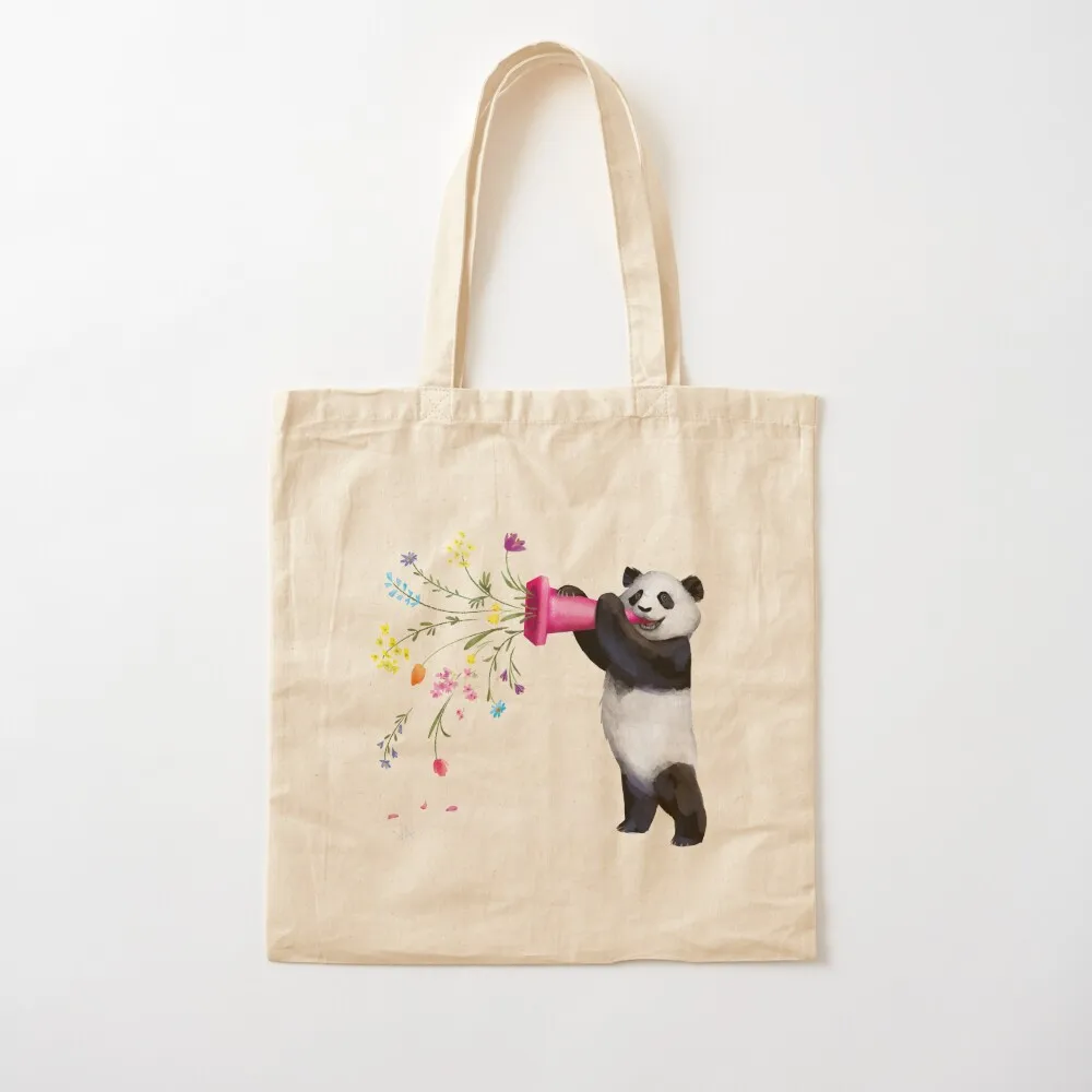 Panda Cub Announces Spring Tote Bag Women bags Handbags personalized tote bag shopping cart bags