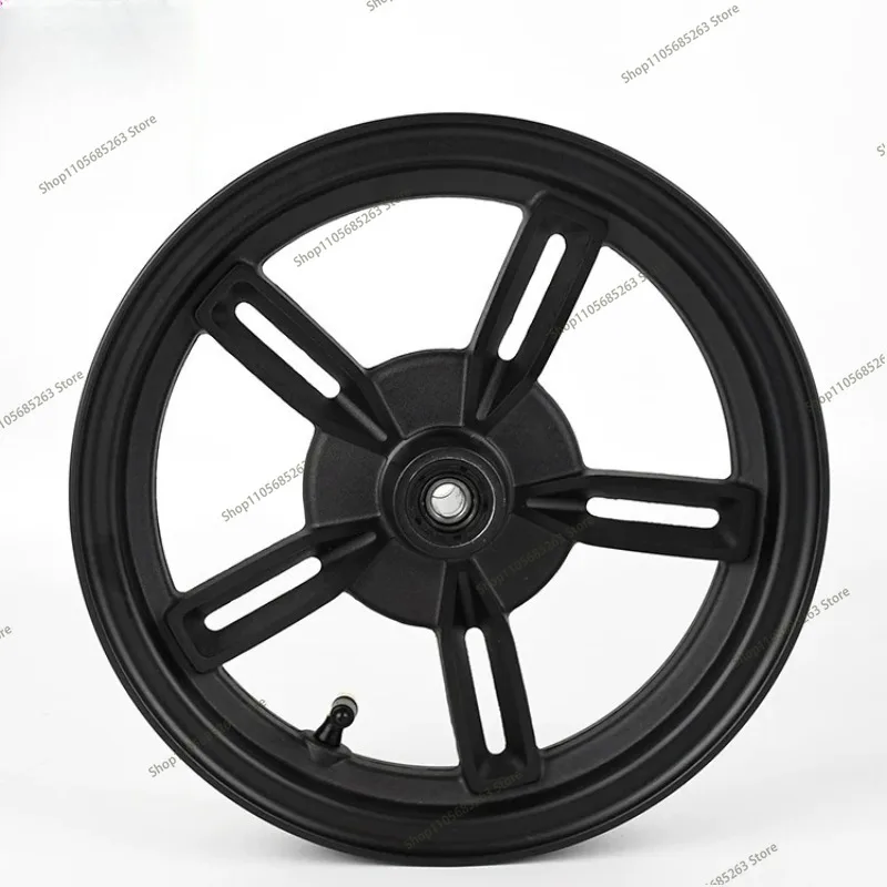 Electric vehicle youth version original front wheel hub aluminum alloy front steel ring