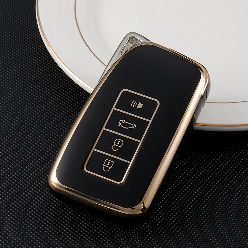 สำหรับ Lexus NX เป็น RX ES GX LX LS UX NX GS 200 260 300 350 NX200 NX300 RX350 ES300 TPU รถ Remote Key กรณีเชลล์ Fob พวงกุญแจ