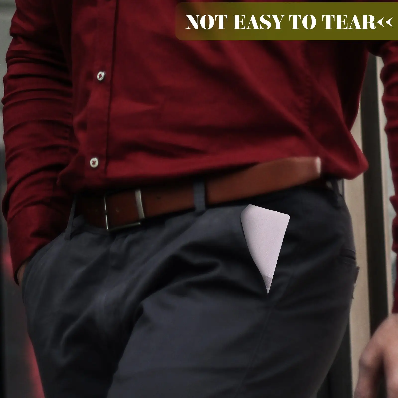 3 個の父親綿ハンカチバンダナ男性用ハンカチ女性スカーフ男性女性