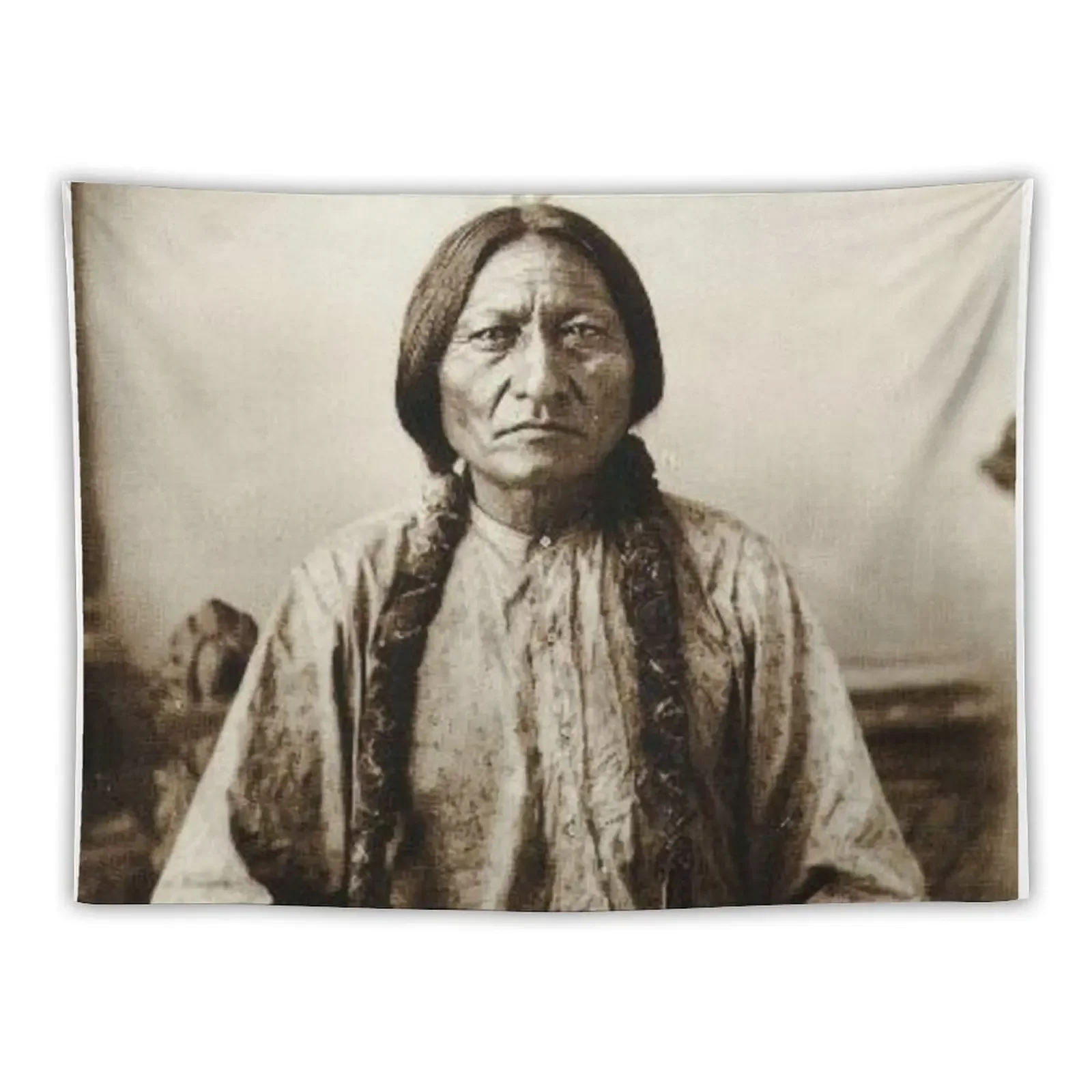 

Sitting Bull - Hunkpapa Lakota Tapestry Funny Wall Decor Tapestry