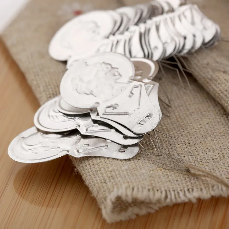 50Pcs Silver Bowลวดเข็มเย็บร้อยแทรกมือจักรเย็บผ้าเครื่องมือDIY