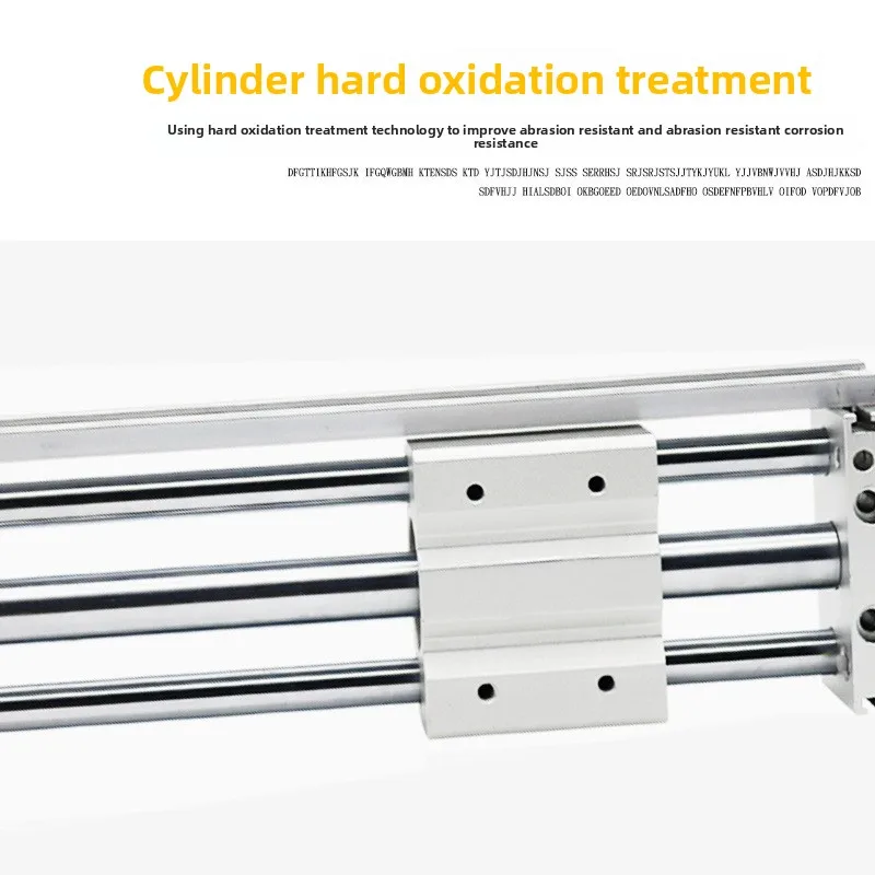 CY1S Series Bore 10/15/20mm Air Slide Type Cylinder Pneumatic Magnetically Compress Air Parts Coupled Rodless Cylinder