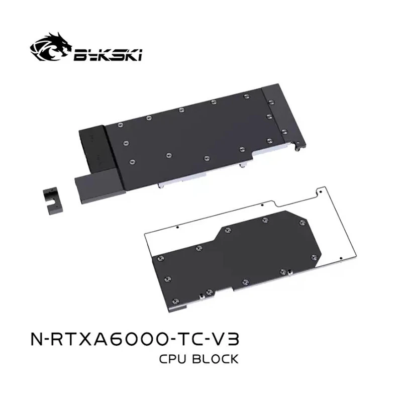 Bykski GPU Block for Leadtek RTXA6000 Tesla A40 48G Backplane Water Cooling Video Card / Copper Radiator N-RTXA6000-TC-V3