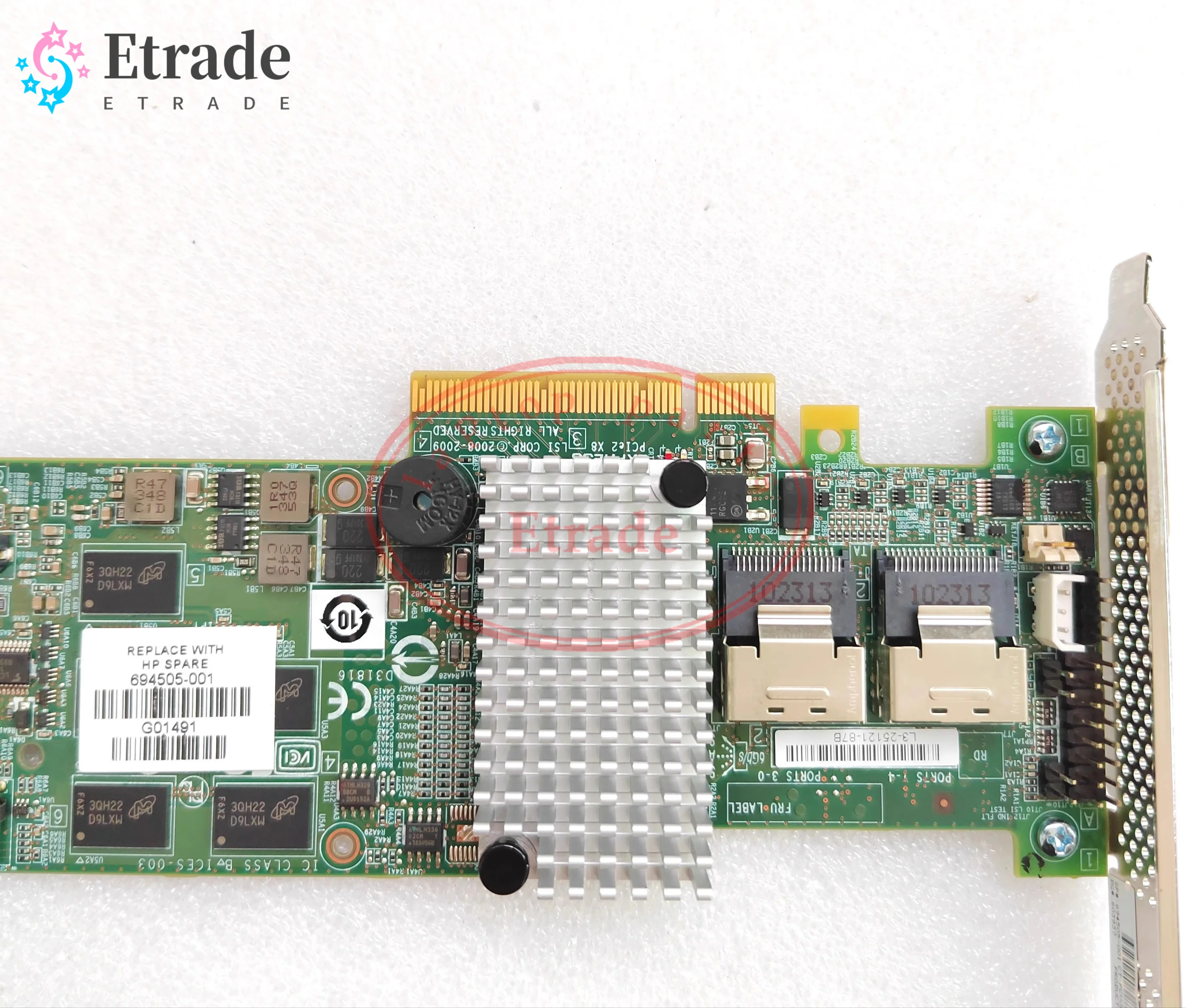 For HP 604815-001 LSI RAID 9260-8i SAS 6 Gb/s ROC x7°C3 Raid Controller