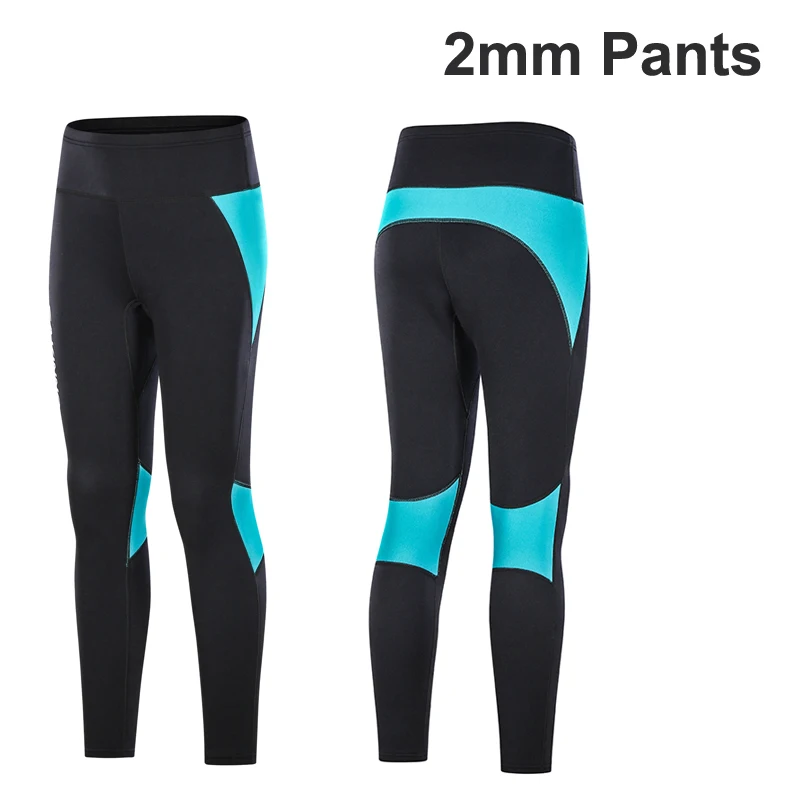 

2mm/3mm Wetsuits Pants Womens Mens Neoprene Jacket Or Leggings Keep Warm Suitable for Snorkel Surfing Canoeing Kayaking