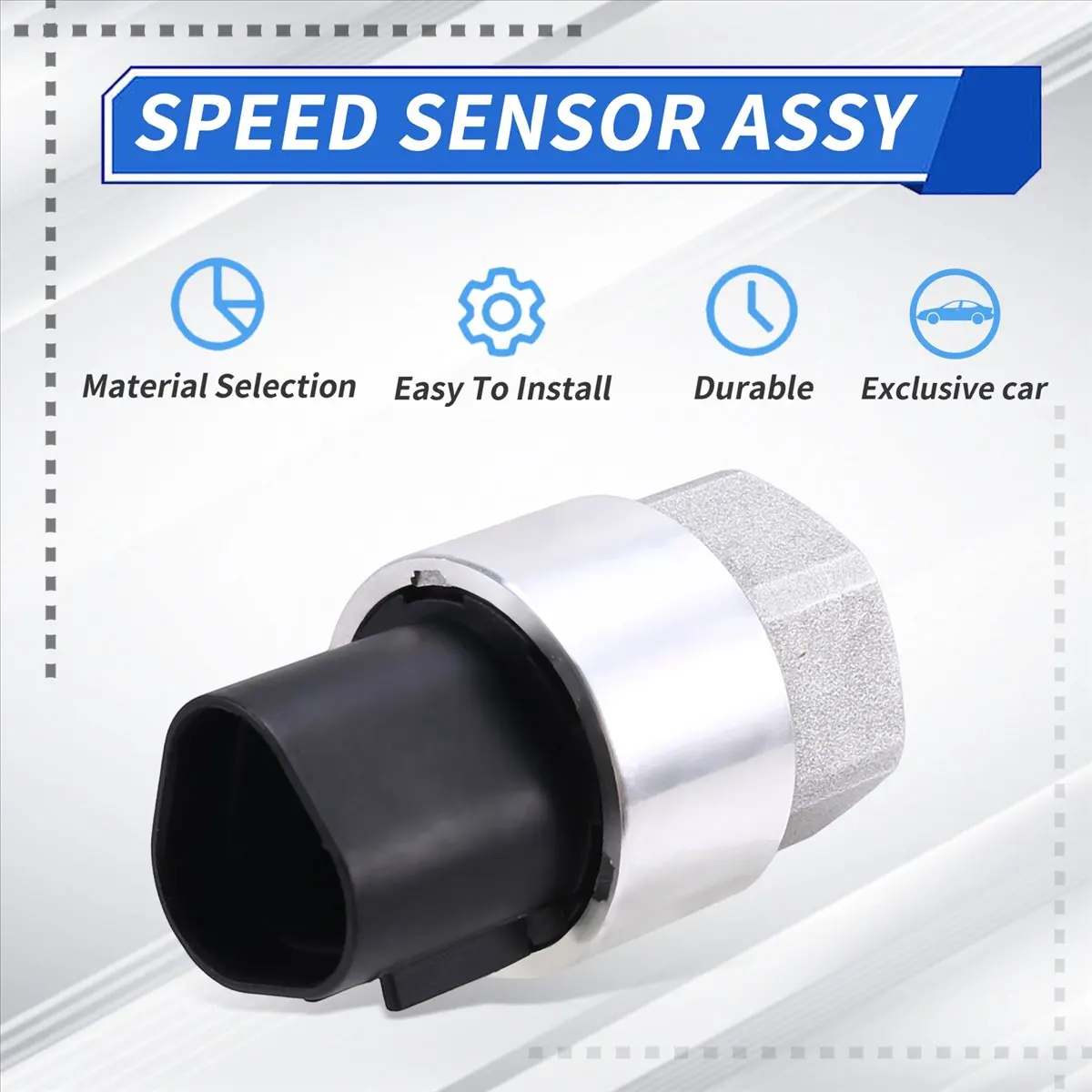 

#41G Automotive Parts & Accessories,8134005001 Car SPEED SENSOR ASSY 16pulse for Ssangyong MUSSO (ABS+Metal)