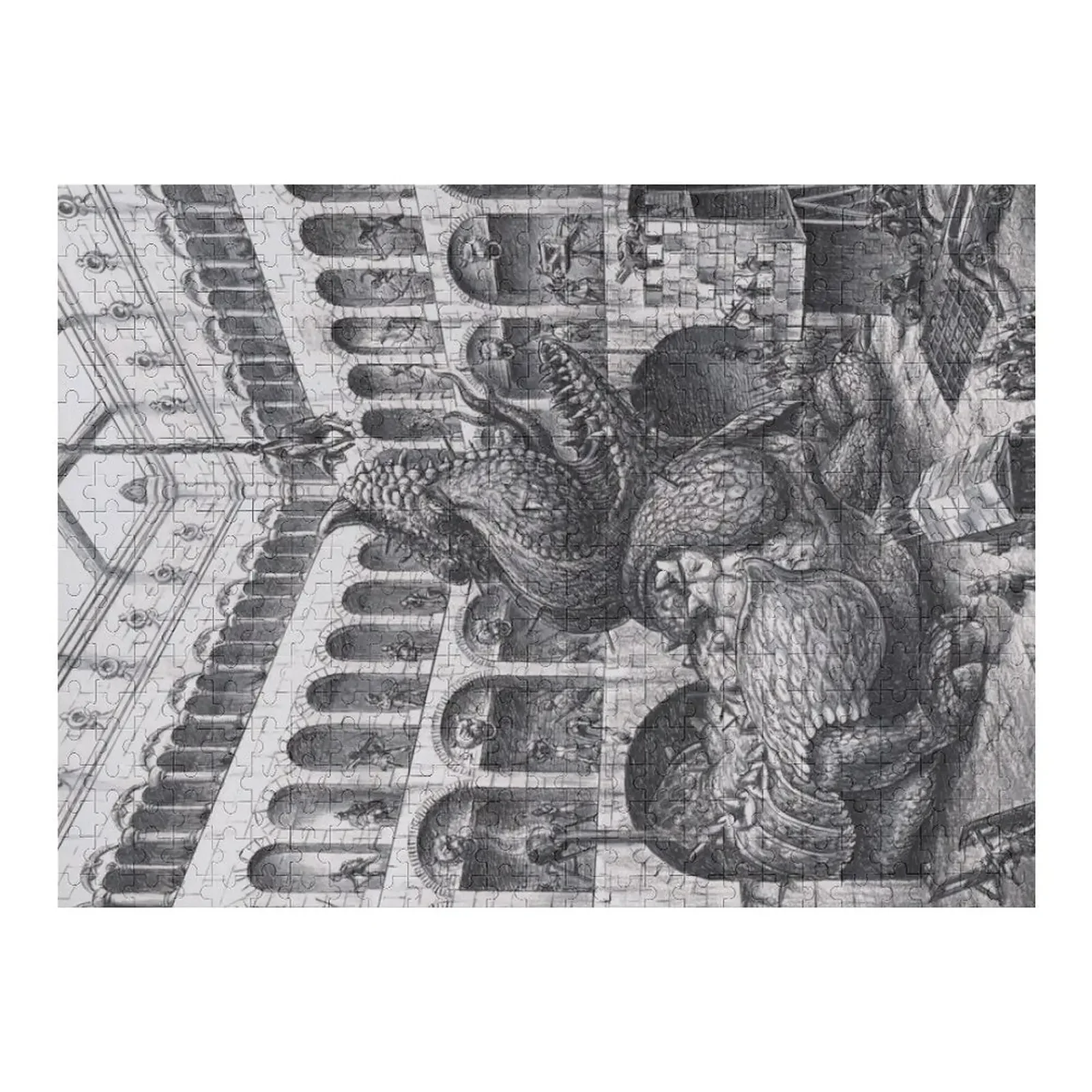 

THE BEAST MUST DIE! Jigsaw Puzzle Toddler Toys Wooden Adults Diorama Accessories Puzzle