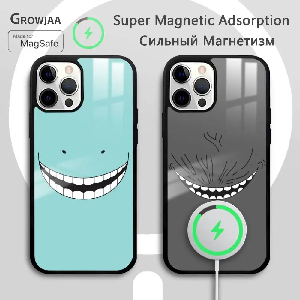 

a-A-AssassinationS Classroom phone case for iPhone 17 16 15 14 13 12 11 Pro Max Plus Mini Magsafe Magnetic Wireless Mirror Funda