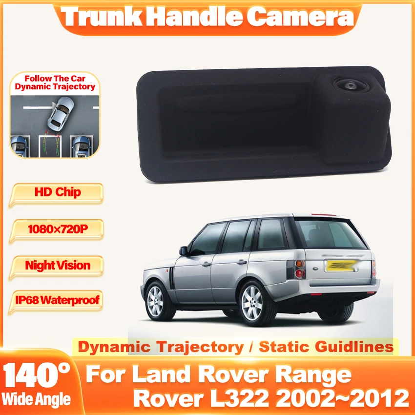 Rear View Camera Trunk Handle Camera HD CCD Waterproof For Land Rover Range Rover L322 2002~2005 2007 2008 2009 2010 2011 2012