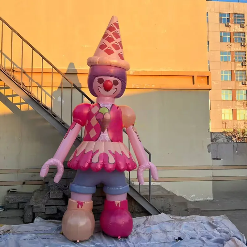 

Inflatable clown dolls with blowers, outdoor square shopping mall event decoration props for Christmas