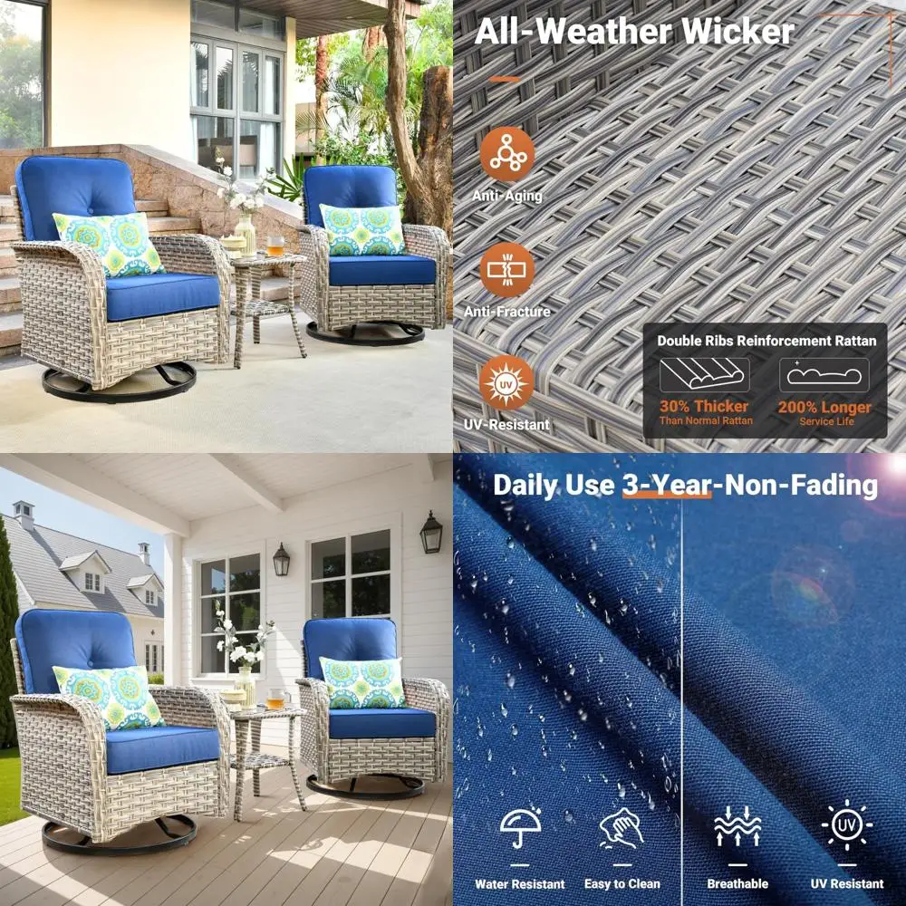 

Aluminum Outdoor Lounge Chair with Adjustable Recliner, Wheels, and Padded Quick-Dry Foam for Patio Use