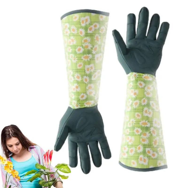 Gardening Gloves Lightweight Long Gardening Gloves Breathable Anti-thorn Rose Gloves For Women Thickened Palm Work Gloves