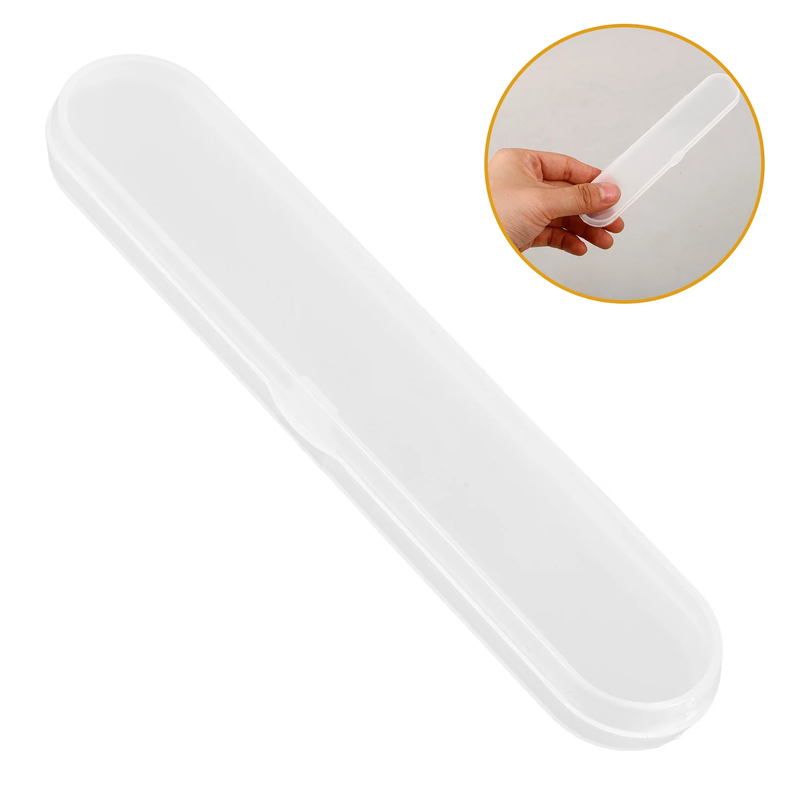 

8Pcs Portable Transparent Storage Box Set Clear PP Organizer for Earwax Removal Tools Thermometer Case Digital Pencil Container