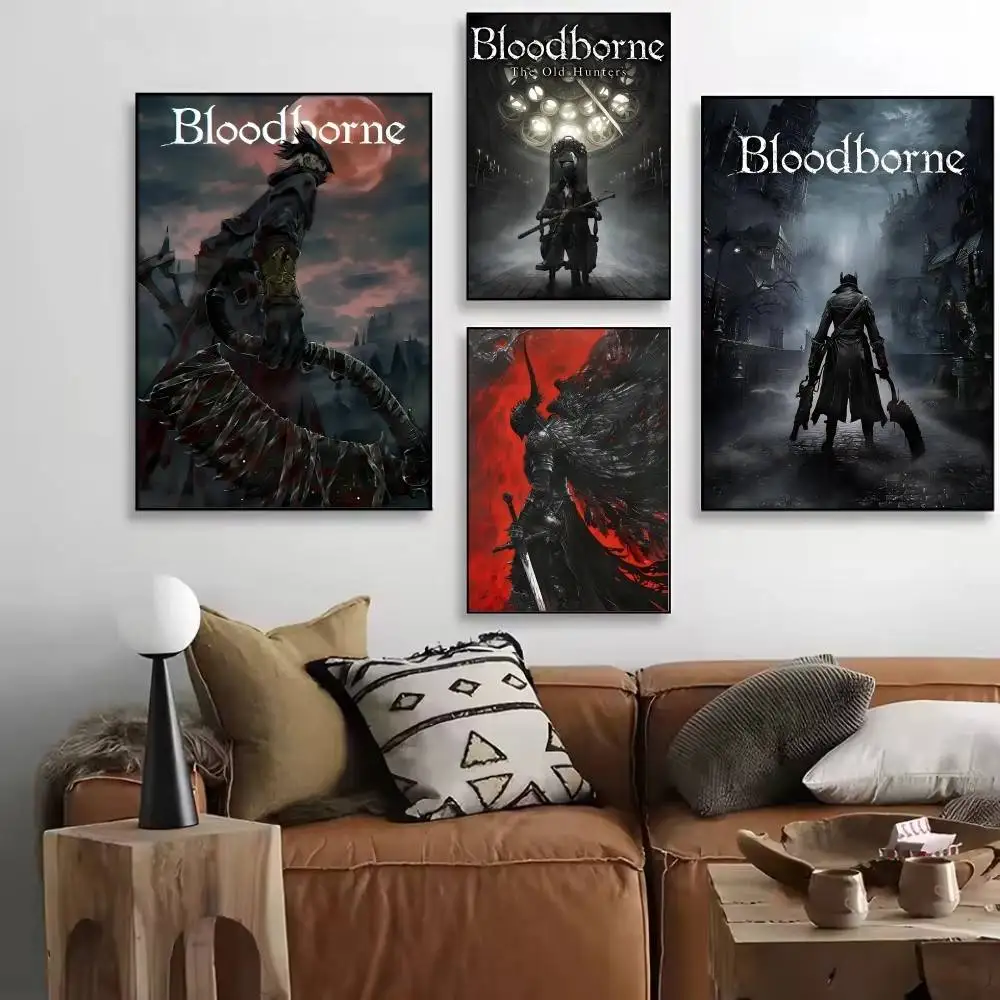 Game Hot Cool Blood B-Blood-borne Manga Posters High Quality Self-adhesive Wall Art Decorations Color Prints Sticky
