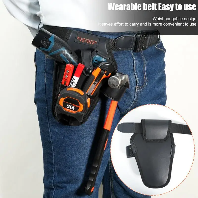 Tool Waist Bag Multi Pocket Technician Tool Pouches Secure Utility Work Tool Bag Carpenter Organizer Kit For Maintenance Tool