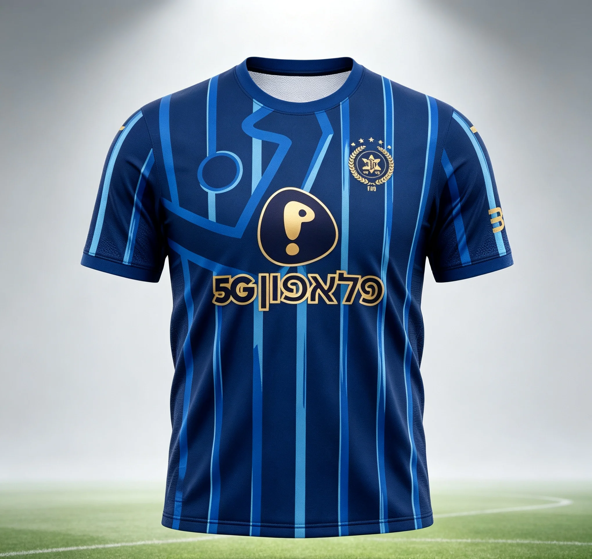 2026-27 Sommer Bedrucktes Unisex Maccabi Tel Aviv Heim-Fußballtrikot Sport Schnelltrocknendes Atmungsaktives T-Shirt Lässiges Familien-Kinder-T-Shirt – Detail 2