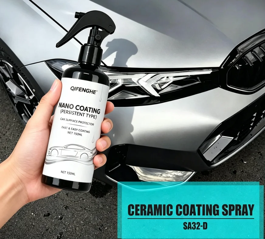 QIFENGHE Nano Coating Hydrophobic Hydroshine Car Paint Protection Fast Easy Apply Polish Gloss Sealant For Auto SUV Truck 150ml