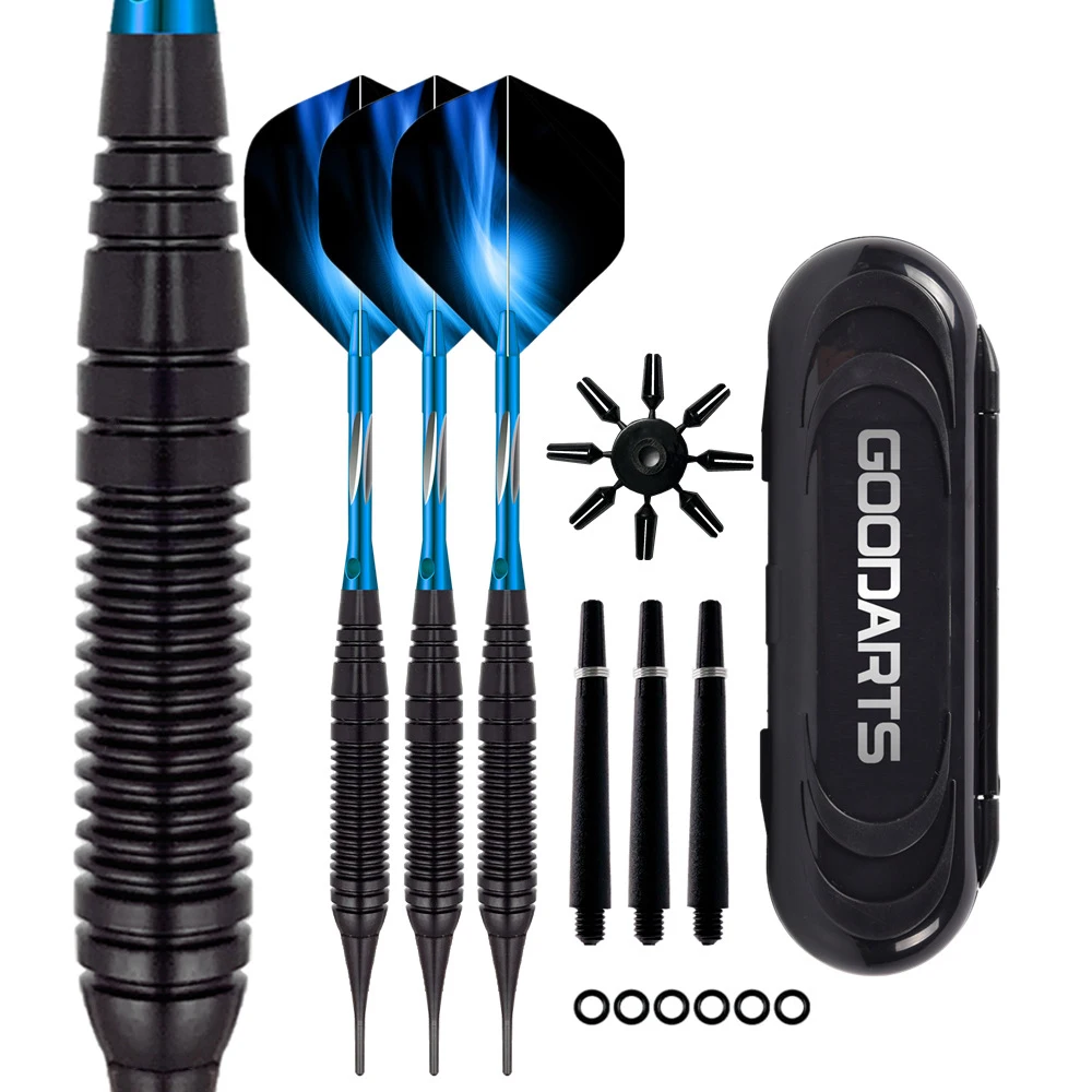 

3pcs Per Set Soft Tip Darts Professional Safety Darts Indoor Entertainment Recreational Darts Game Supplies Blue Aurora Series