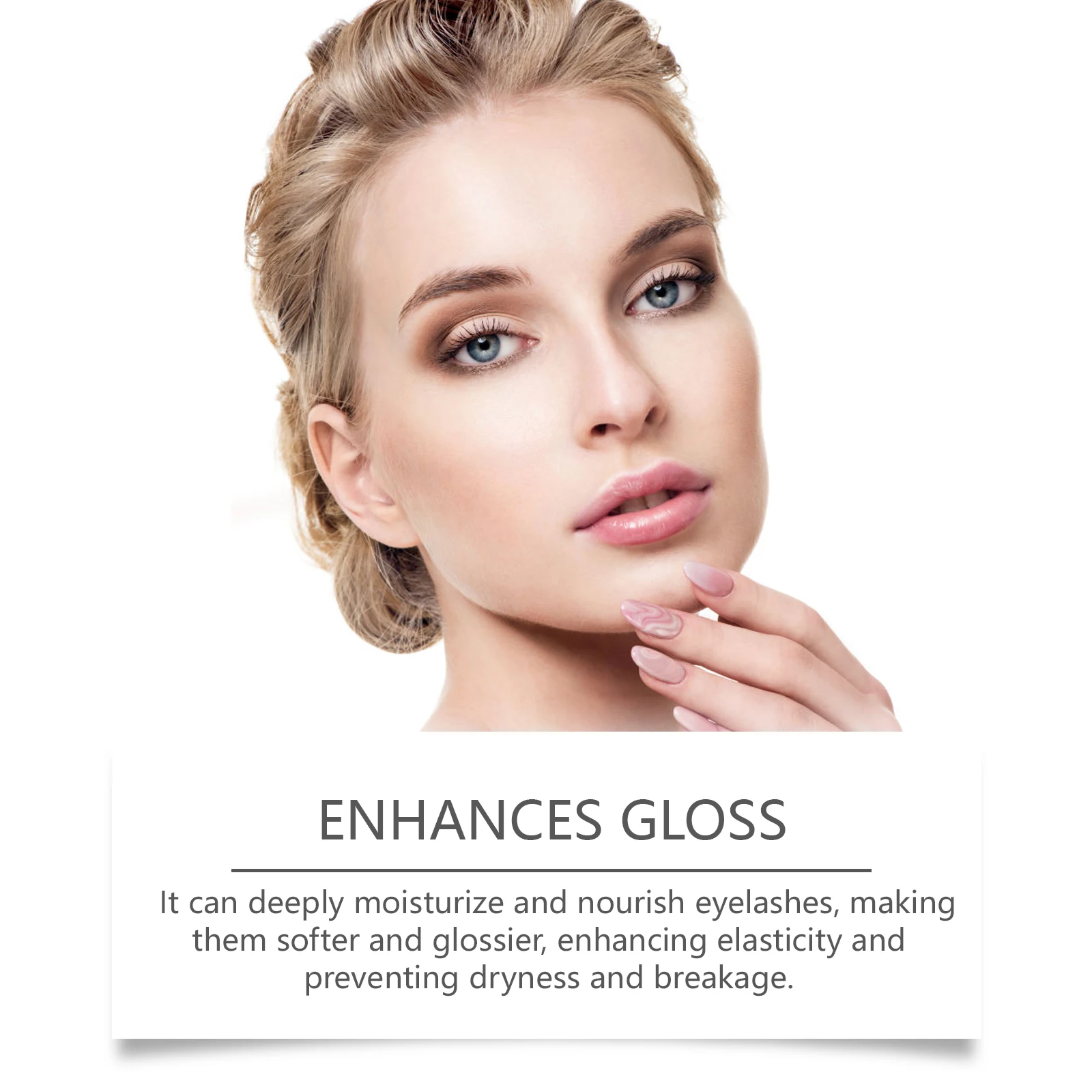 Eelhope Eyelash Care Serum: Gentle Ingredients, Natural Moisturizing, Nourishing, Luminous, Portable Eyelash Nourishing Essence