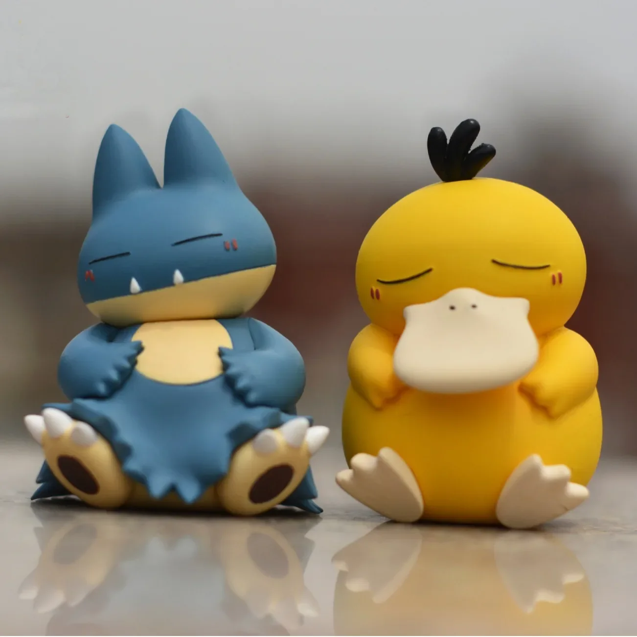 Pokémon Anime Figur niedlichen Schatz Serie schlafen bis Ente kleine Kirby Biest große Kirby Beast Home Ornamente Figur Geschenke